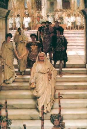 Sir Lawrence Alma-Tadema - The Triumph of Titus