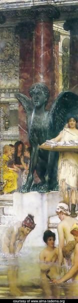 Sir Lawrence Alma-Tadema - A Bath (An Antique Custom)