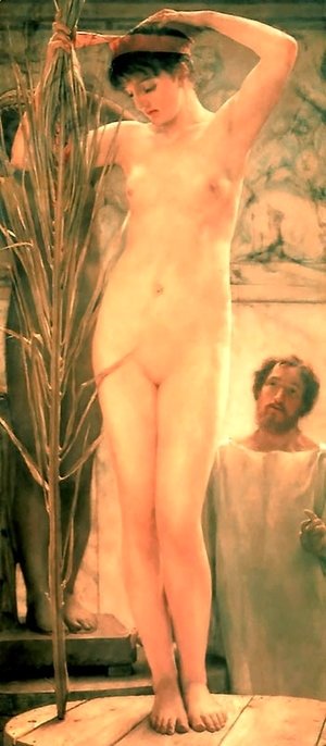 Sir Lawrence Alma-Tadema - A Sculptor's Model (or Venus Esquilina)
