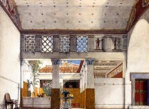 Sir Lawrence Alma-Tadema - Interior of Caius Martius's House