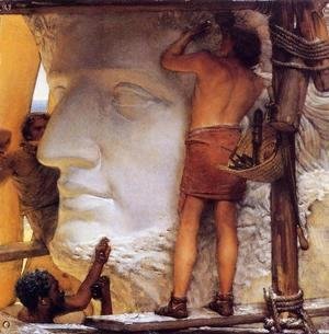 Sir Lawrence Alma-Tadema - Sculptors in Ancient Rome