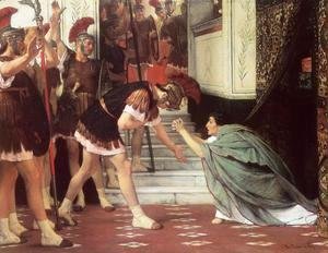 Sir Lawrence Alma-Tadema - Proclaiming Claudius Emperor
