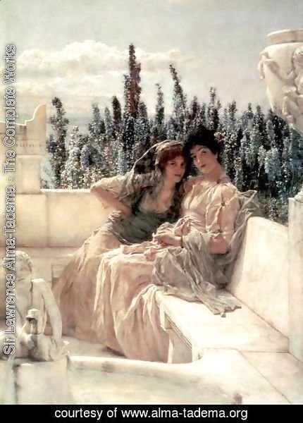 Sir Lawrence Alma-Tadema - Whispering Noon