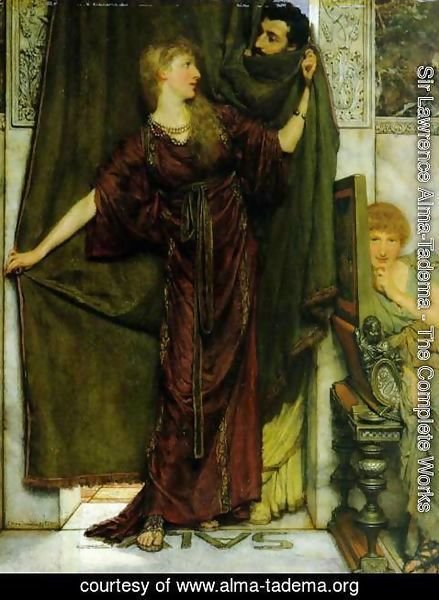 Sir Lawrence Alma-Tadema - Not at Home