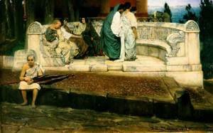 Sir Lawrence Alma-Tadema - An Exedra