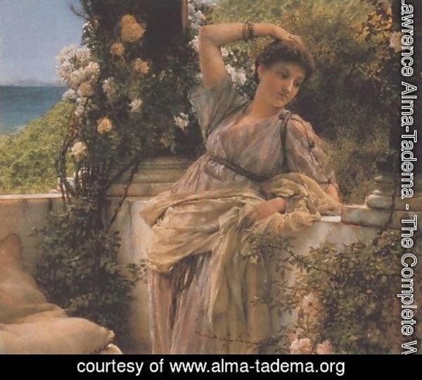 Sir Lawrence Alma-Tadema - Thou Rose of All Roses