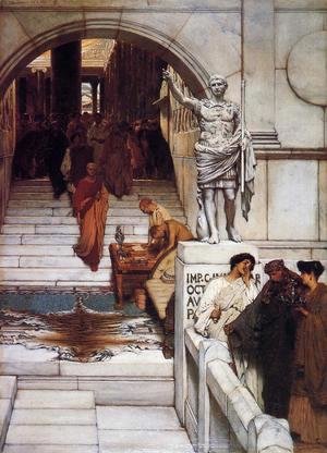 Sir Lawrence Alma-Tadema - An Audience at Agrippa's