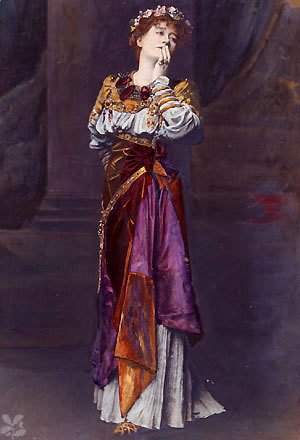Sir Lawrence Alma-Tadema - Dame Ellen Terry as Imogen Shakespeare heroine in Cymbeline