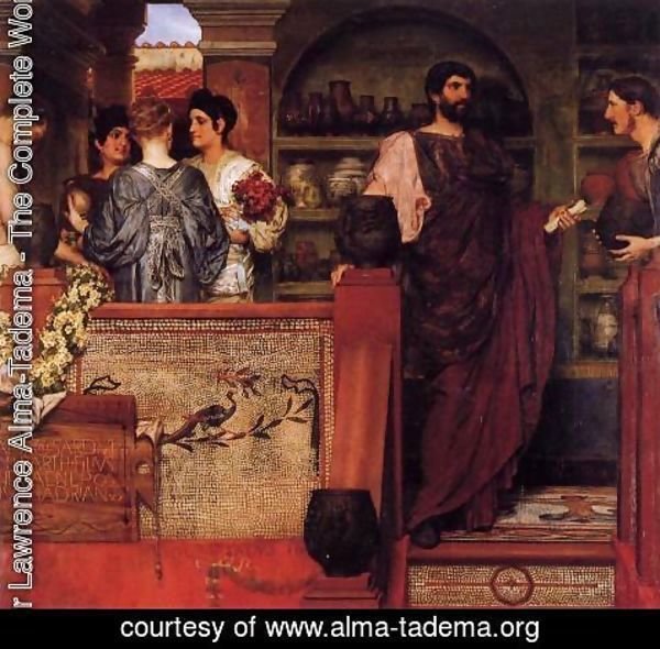 Sir Lawrence Alma-Tadema - Hadrian Visiting a Romano-British Pottery 2