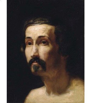 Sir Lawrence Alma-Tadema - Portrait of a gentleman, bust-length 2