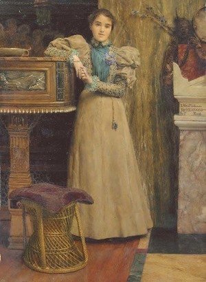 Sir Lawrence Alma-Tadema - Portrait of Clothilde Enid, daughter of Edward Onslow Ford