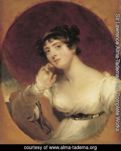 Portrait Of Mrs. George Frederick Stratton, Nee Anne D'Ewes