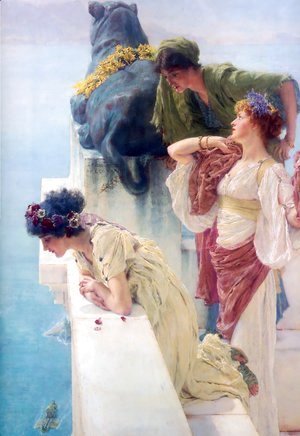 Sir Lawrence Alma-Tadema - A Coign Of Vantage 1895