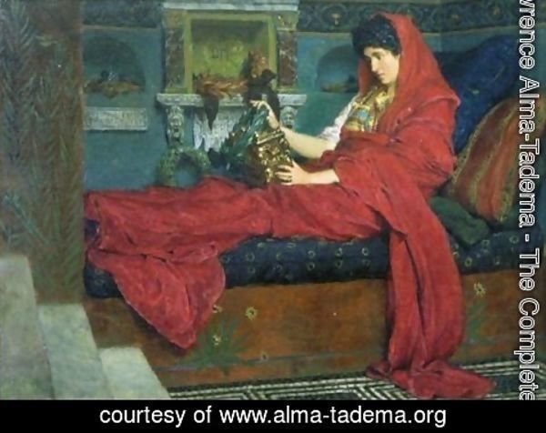 Sir Lawrence Alma-Tadema - Agrippina With The Ashes Of Germanicus