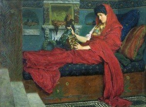 Sir Lawrence Alma-Tadema - Agrippina With The Ashes Of Germanicus