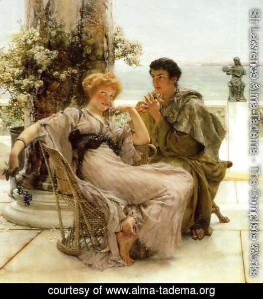 Sir Lawrence Alma-Tadema - Courtship   The Proposal