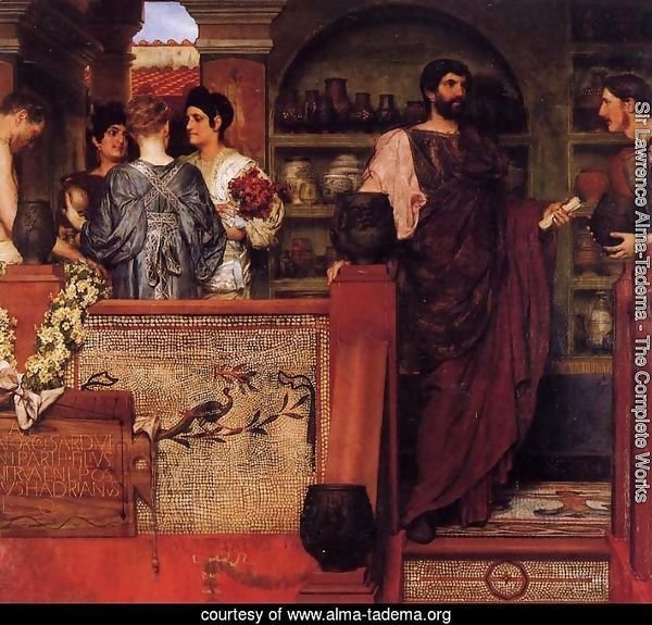 Hadrian Visiting A Romano British Pottery
