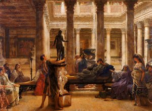 Sir Lawrence Alma-Tadema - A Roman Art Lover