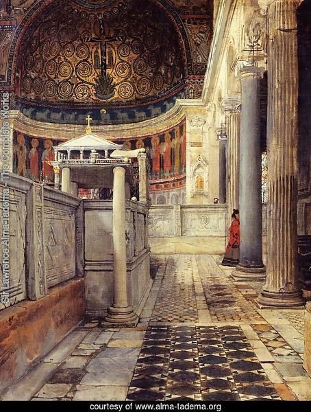 Interior Of The Church Of San Clemente Rome