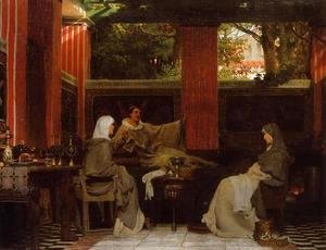 Sir Lawrence Alma-Tadema - Venantius Fortunatus Reading His Poems To Radegonda VI