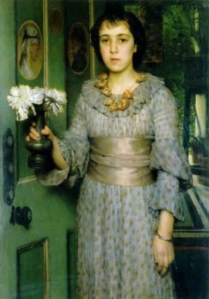 Sir Lawrence Alma-Tadema - Portrait Of Anna Alma Tadema