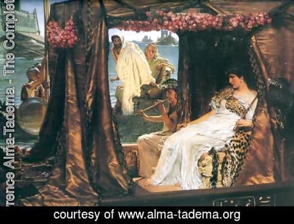 Sir Lawrence Alma-Tadema - Antony and Cleopatra, 1883