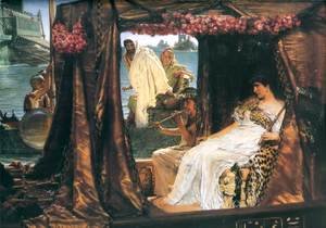 Sir Lawrence Alma-Tadema - Antony and Cleopatra, 1883