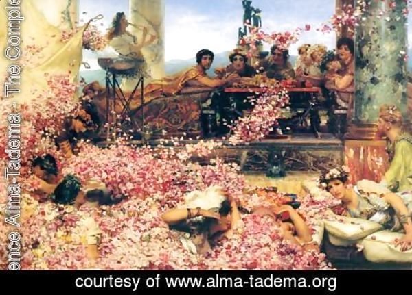 Sir Lawrence Alma-Tadema - The Roses of Heliogabalus, 1888