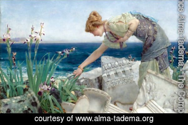Sir Lawrence Alma-Tadema - Among the Ruins