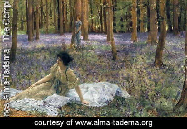 Sir Lawrence Alma-Tadema - Bluebells