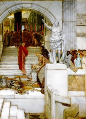 Sir Lawrence Alma-Tadema - After the Audience