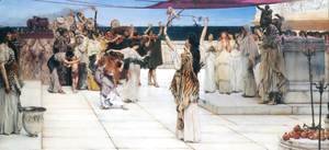 Sir Lawrence Alma-Tadema - A Dedication to Bacchus