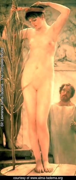 Sir Lawrence Alma-Tadema - A Sculptor's Model (or Venus Esquilina)