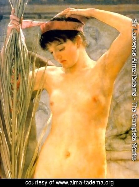 Sir Lawrence Alma-Tadema - A Sculptor's Model - detail (or Venus Esquilina)