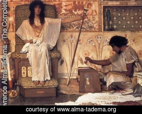 Sir Lawrence Alma-Tadema - Joseph - Overseer of the Pharoah's Granaries