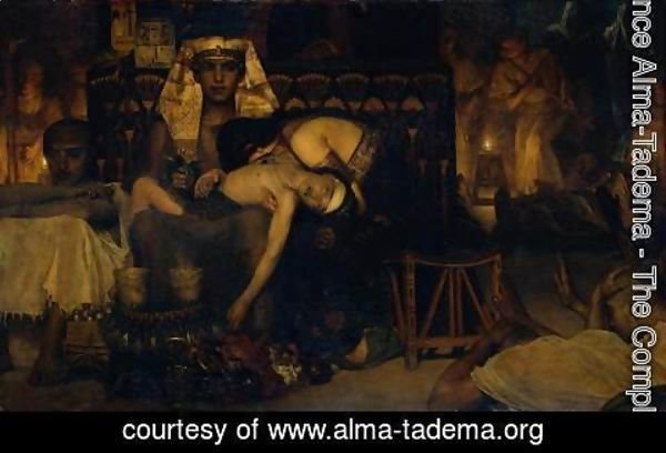 Sir Lawrence Alma-Tadema - Death of the Pharaoh's Firstborn Son