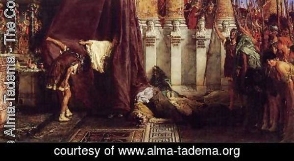 Sir Lawrence Alma-Tadema - Ave, Caesar! Io, Saturnalia!
