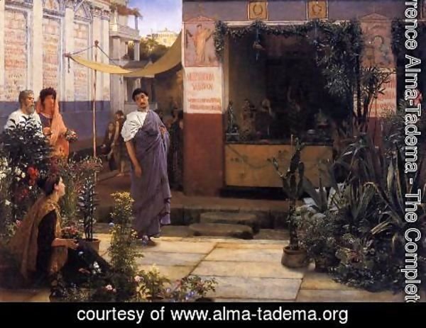 Sir Lawrence Alma-Tadema - The Flower Market