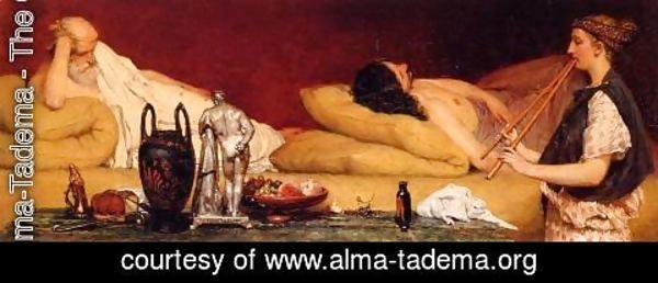 Sir Lawrence Alma-Tadema - The Siesta