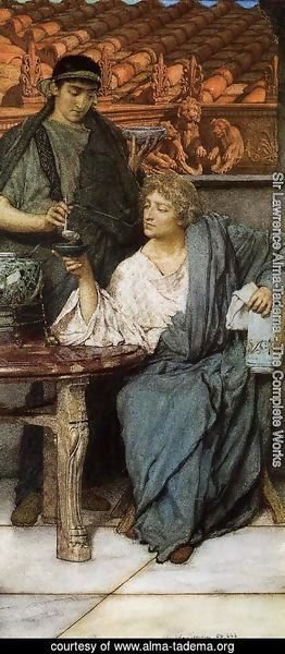 Sir Lawrence Alma-Tadema - The Roman Wine Tasters
