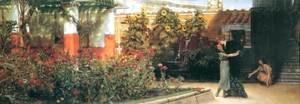 Sir Lawrence Alma-Tadema - A Hearty Welcome