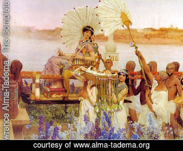 Sir Lawrence Alma-Tadema - The Finding of Moses
