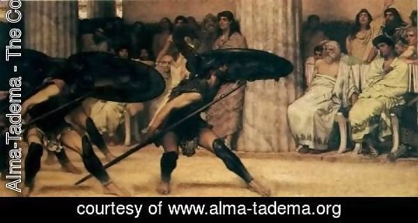 Sir Lawrence Alma-Tadema - A Pyhhric Dance