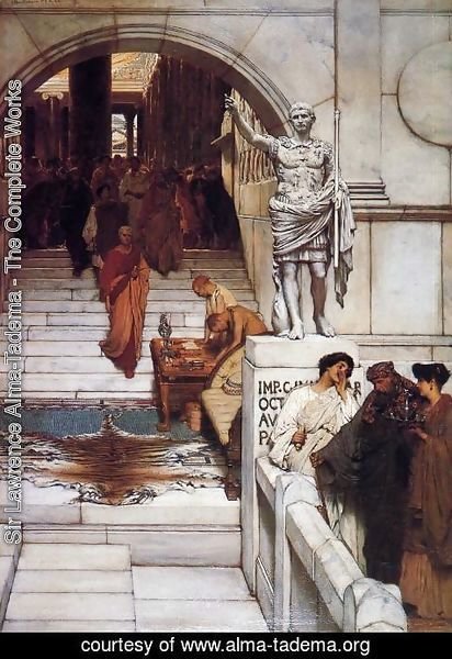 Sir Lawrence Alma-Tadema - An Audience at Agrippa's