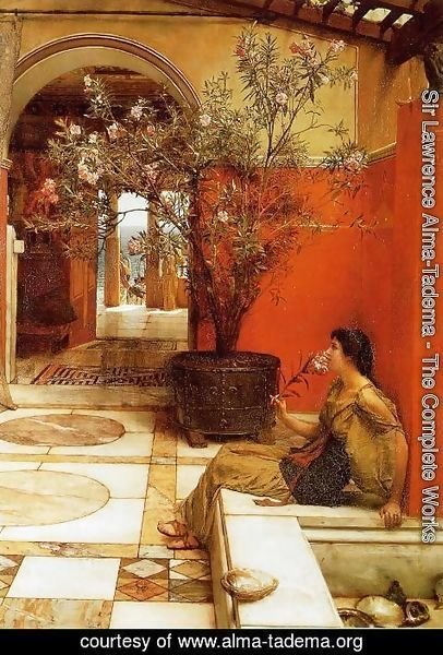 Sir Lawrence Alma-Tadema - An Oleander