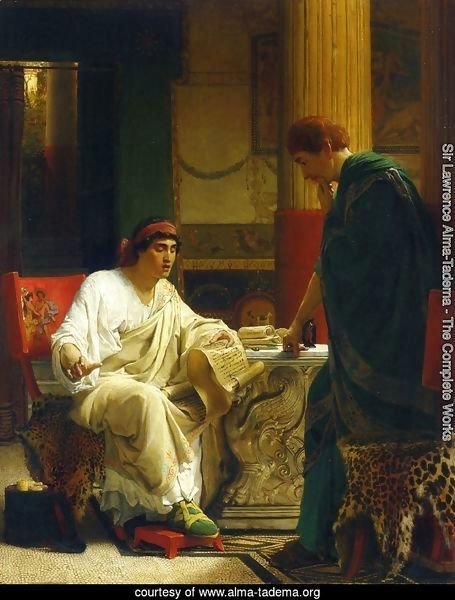 Vespasian Hearing from One of His Generals of the Taking of Jerusalem by Titus