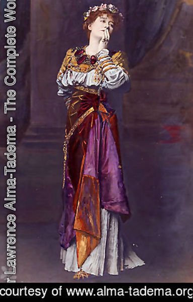 Sir Lawrence Alma-Tadema - Dame Ellen Terry as Imogen Shakespeare heroine in Cymbeline