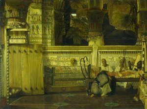 Sir Lawrence Alma-Tadema - Thee Egyptian widow