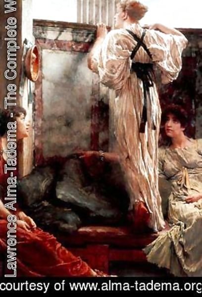 Sir Lawrence Alma-Tadema - A Birth Chamber