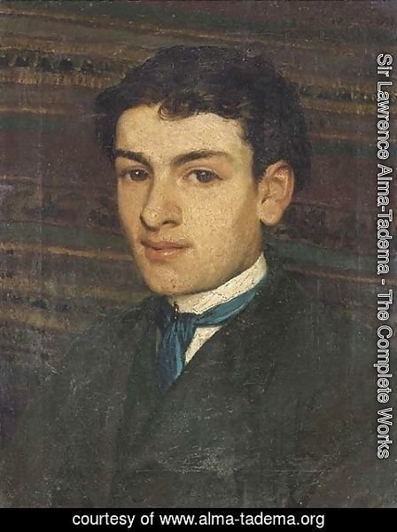 Sir Lawrence Alma-Tadema - Portrait of a young man 2